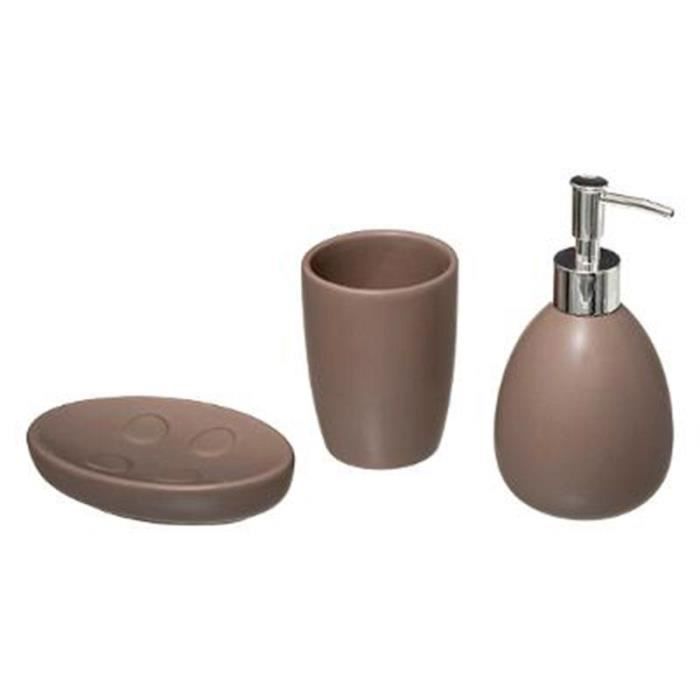 Set de 3 Accessoires Salle de Bain \