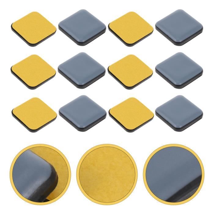 16pcs Meubles Jambes Pieds Inférieurs Carrés Tapis de de Sol Non Patiné (20mm) tapis de sol confort conducteur passager