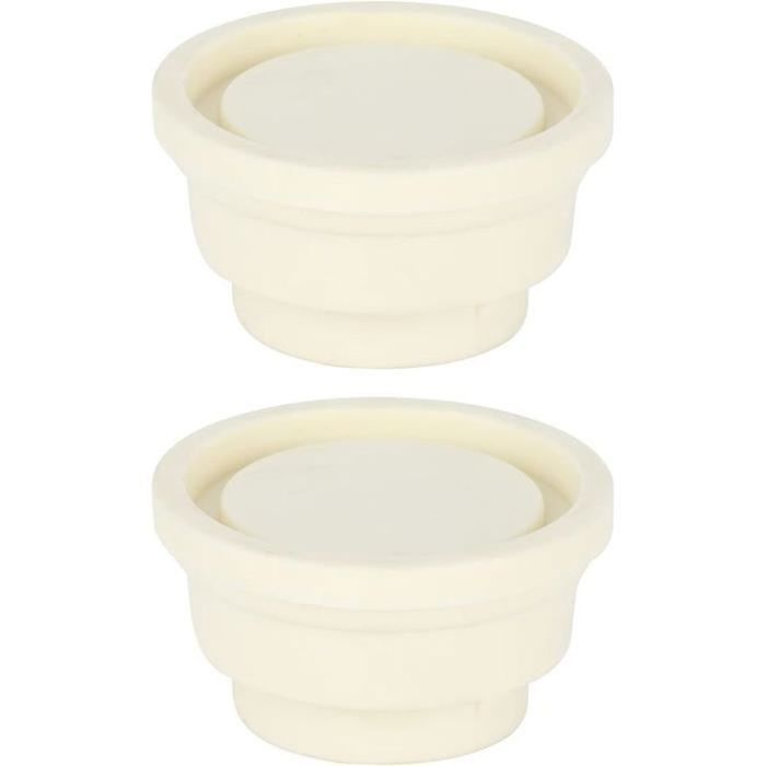 Lot De 2 Bouchons Caoutchouc Pour Échelle Piscine - Diamètre Intérieur 40mm, Protection Hôtel Et Piscine