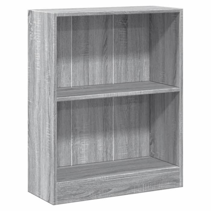 Étagère de rangement Bibliothèque Sonoma gris 60x24x76 cm Bois dingénierie CHY11919870