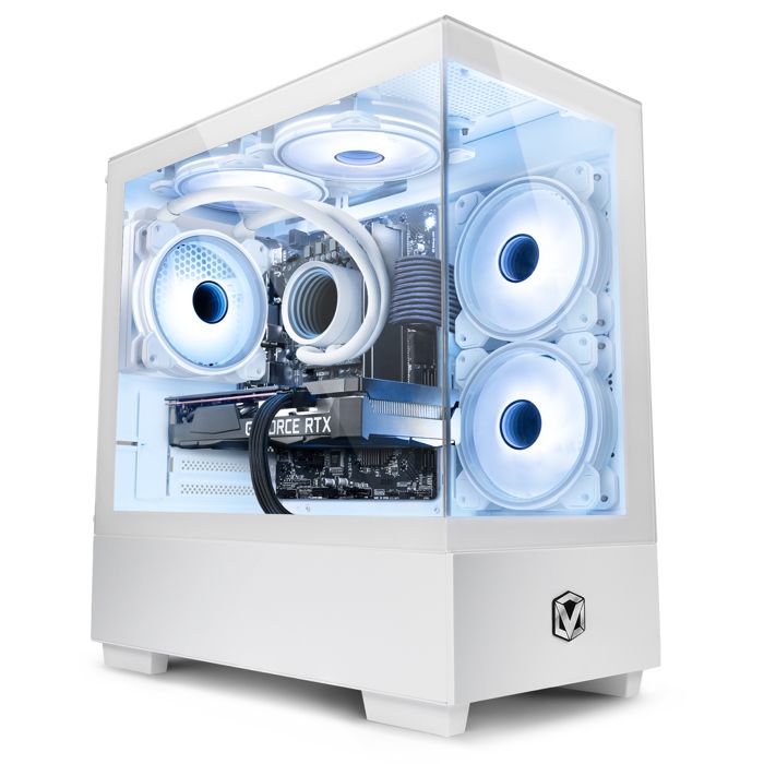 PC Gamer VIBOX - AMD Ryzen 7 9800X3D, RTX 5080 16 Go, 32 Go DDR5, 2 To SSD, Windows 11, WiFi, Blanc