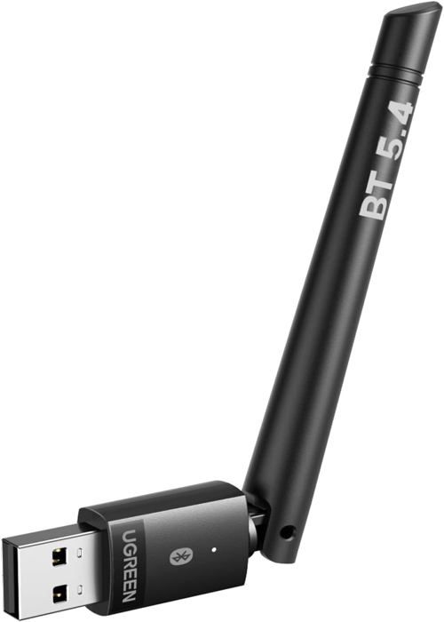 Dongle Bluetooth 5.4 USB Avec Antenne 5dBi – Longue Portée 150m, Faible Latence, Plug & Play PC