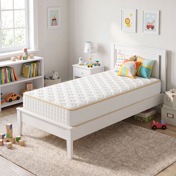 Matelas 90x190cm Épaisseur 18 cm Mousse à Mémoire Double Face Disponible DEWINNER -Juvénil - idéal pour les lits gigognes