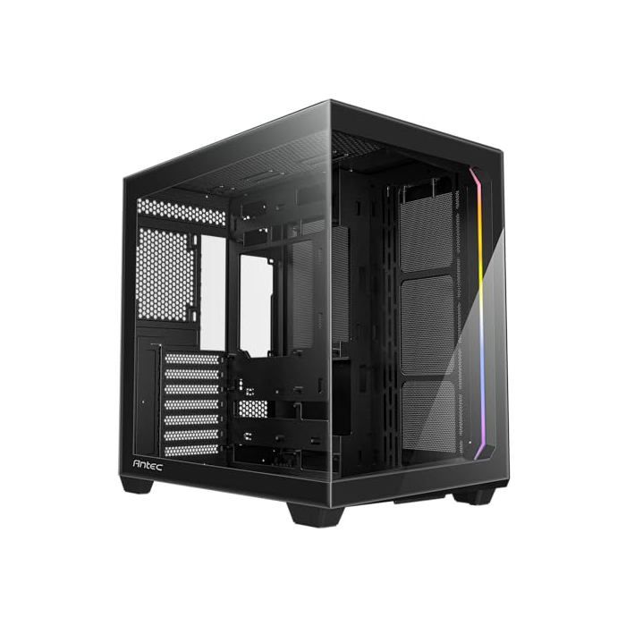 PC Case Boitier Moyen Tour ATX - ANTEC - Constellation C5 - Noir - Design élégant - Panneaux vitrés