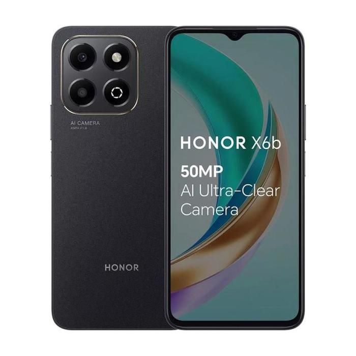 Honor X6B 4 + 128 Go DS 4G noir minuit OEM