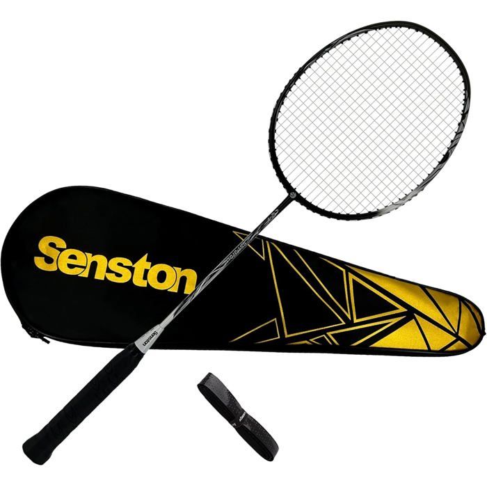 Senston Raquette de Badminton en Carbon-Fibre, Raquette Badminton ...