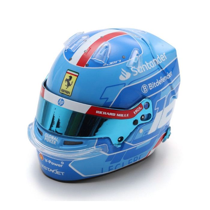 Casque 1/5 Charles Leclerc 2024 Monza GP - Look Smart - Échelle Collector
