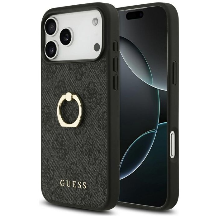 Coque Guess Hardcase 4G Ring Stand avec bague pour iPhone 17 Pro Max