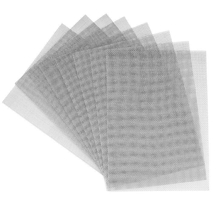 Grillage Fin Anti-Rongeur en Acier Inoxydable - 15x21 cm 20 Mailles