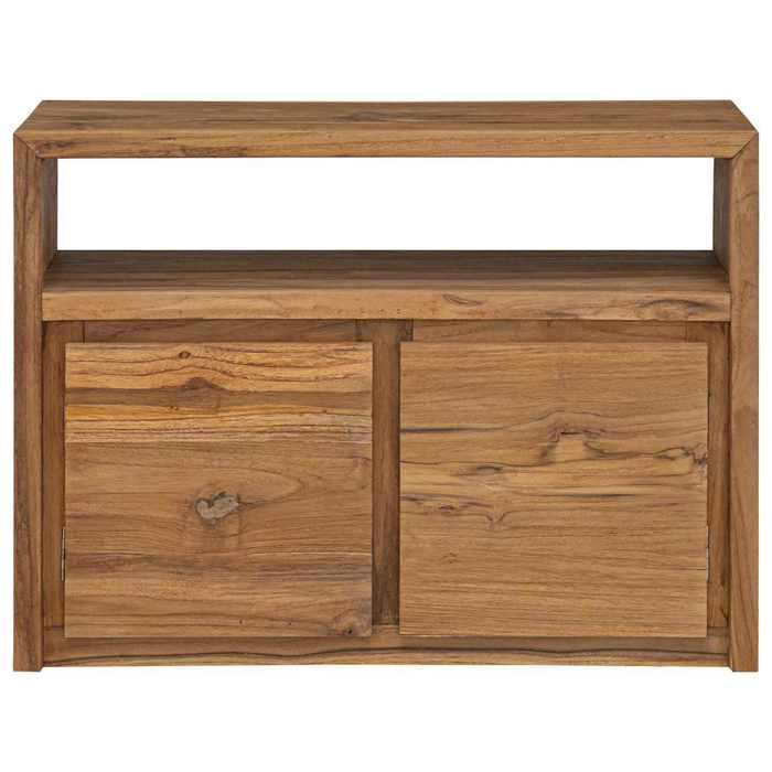 (4875)Commode - contemporain - Buffet rangement - 80x30x60 cm bois de teck massif poid:23 kg