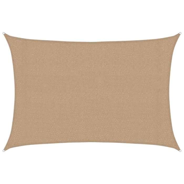 VENTE-FLASH Voile dombrage 160 g/m² Taupe 3x4 m PEHD(5556311402)VIDAXL