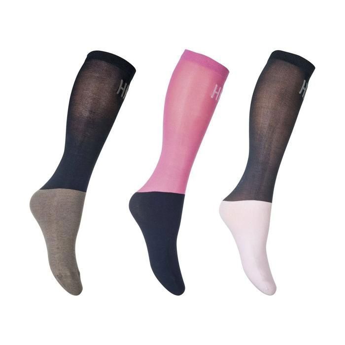 Chaussettes équitation microcotton enfant HKM (x3) Chaussettes équitation microcotton enfant HKM (x3)