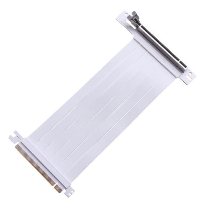 Câble Riser PCIe 3.0 40 Cm - Extension Carte Graphique Haute Vitesse, Connecteur 90°