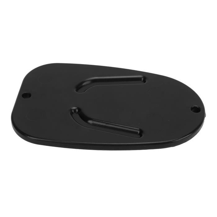 Plaque De Support Pour Béquille Latérale De Moto - Extension Aluminium Haute Résistance - Noir - Pour Stationnement Sur Sol Meuble