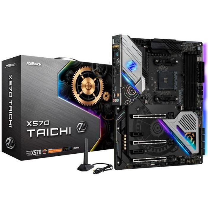 ASRock X570 Taichi AMD X570 Mainboard - Sockel AM4 0000000 Noir - Asrock
