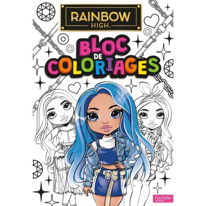 Rainbow High - Mon bloc de coloriages - Cdiscount Beaux-Arts et Loisirs  créatifs