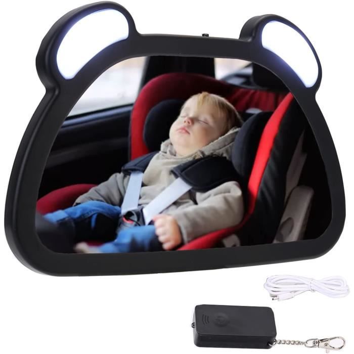 Miroir bébé pour la voiture, miroir bébé en acrylique incassable