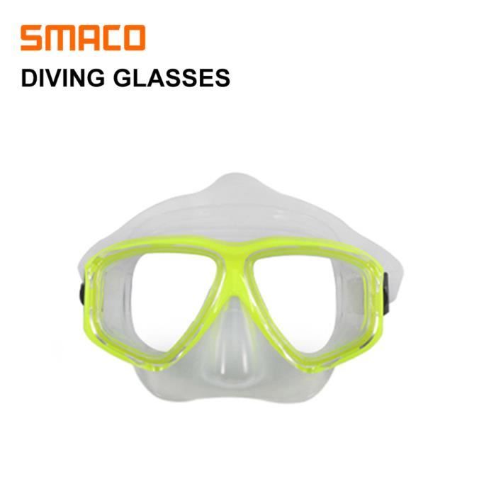 Lunettes de plongée - SMACO-Masque facial anti-buée pour la natation  sous-marine, équipement de plongée en ap