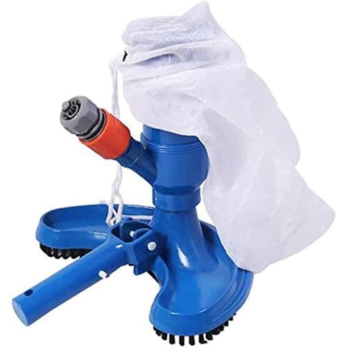 Idota Aspirateur Piscine Puissant - Nettoyeur De Feuilles Avec Sac Ultra Fin, Brosses Et Tête D'Aspiration Pour Piscines, Spas, Aquariums Et Fontaines
