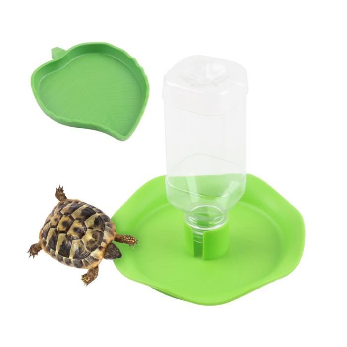 Distributeur D'eau Pour Reptile 2 En 1 - Abreuvoir Et Mangeoire, 200 Ml, Marron - 11