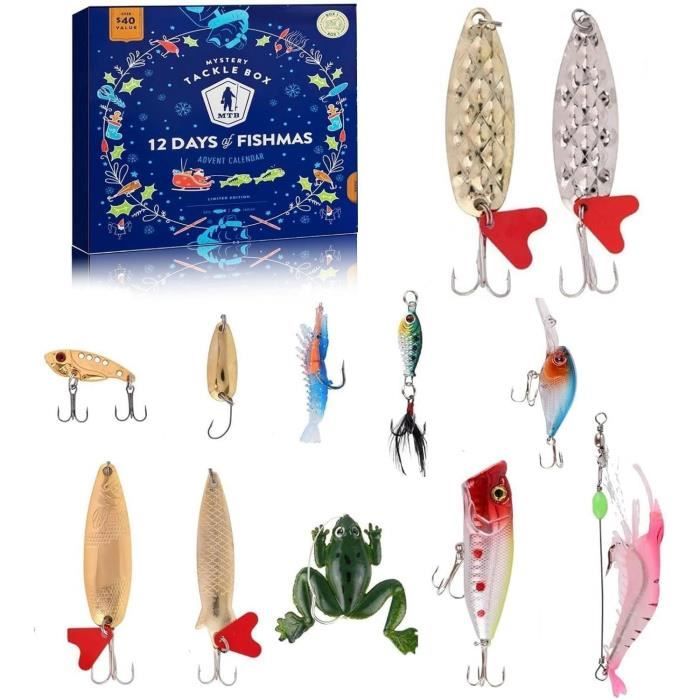 Kit d'attirail Pêche à la Carpe - 213Pcs / Kit d'accessoires Boîte pêche -  Assortiment de pêche Tackle Ensemble - Cdiscount Sport