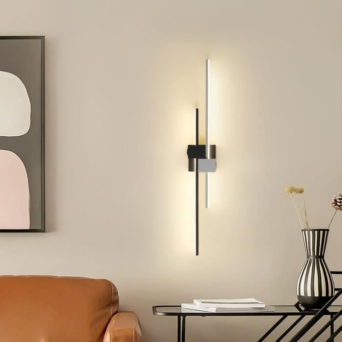 Applique Murale LED Vague Moderne 120cm - 22W, 3 Températures De Couleur - Éclairage Linéaire Intérieur Salon/Chambre
