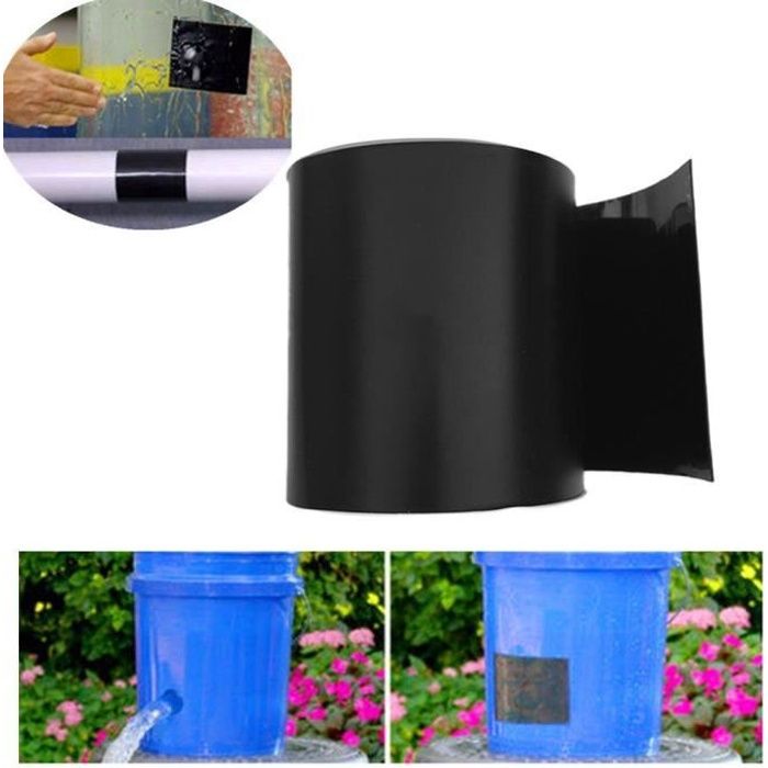 Robuste et Imperméable en noir Ruban de caoutchou Flex Tape Etanche