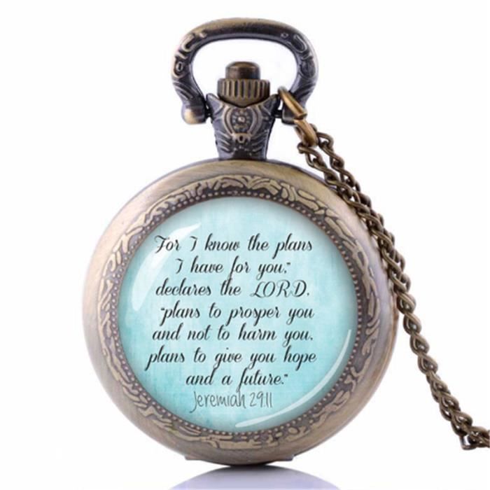 Bible Verset Montre De Poche Collier Je Connais Les Projets Que J Ai Ont Pour Vous Foi Citation Bijoux En Verre Photo Religieux Joia Achat Vente Sautoir Et Collier Bible Verset Montre Bible Verset Montre De Poche Collier Je Connais Les Projets Que J Ai Ont Pour Vous Foi Citation Bijoux En Verre Photo Religieux Joia Achat Vente Sautoir Et Collier Bible Verset Montre