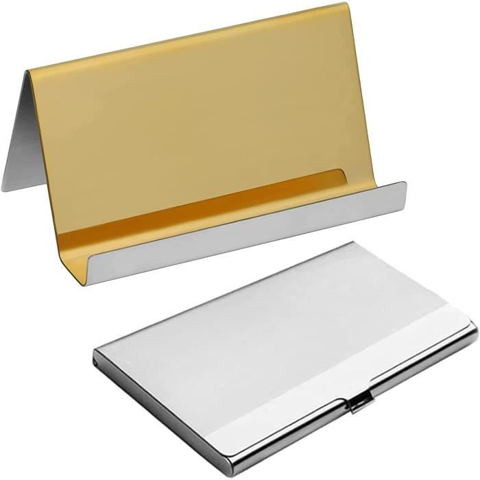 15 Cartes De Visite En Acier Inoxydable, Gris, 88x53x0.4mm - Pour Gravure Laser, Neuves
