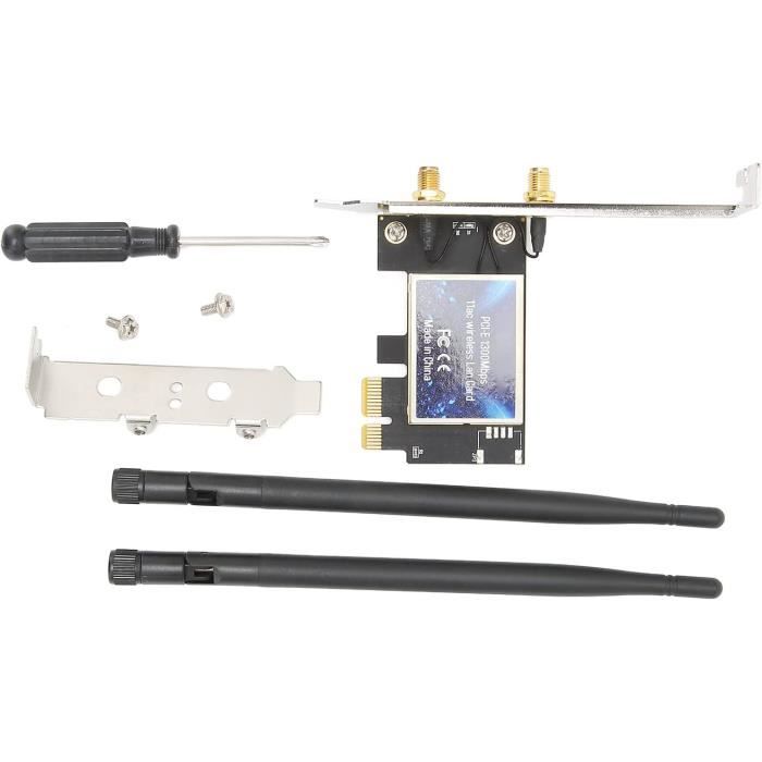 Carte WiFi PCI Dell PCE-N53 Avec Antenne - Pour Ordinateur Fixe - Occasion