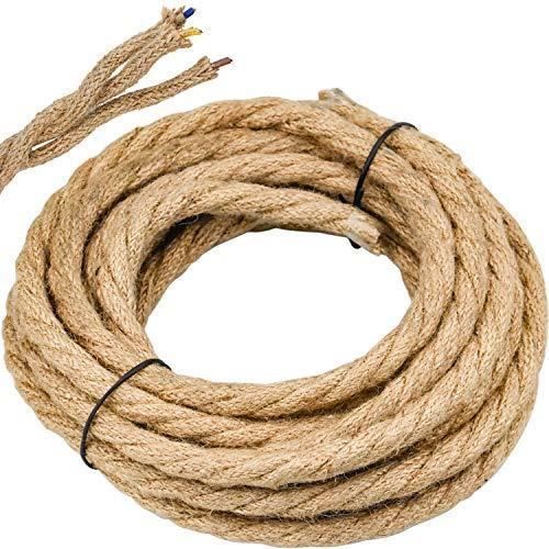WEKON Fil Électrique Corde, Section 3x0,75mm2 Linge de Câble d ...