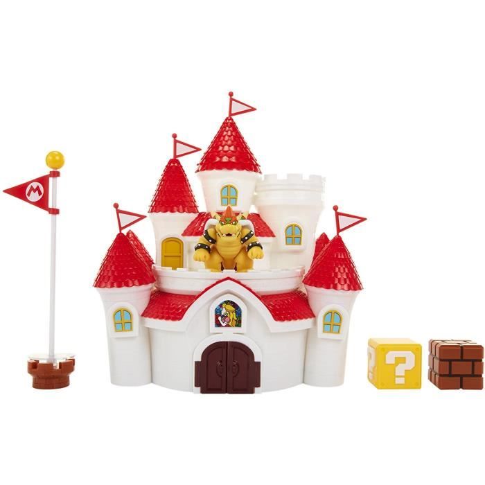 Super Mario Set de Jeu Château Princesse Peach Royaume du Champignon 58541-4L A21