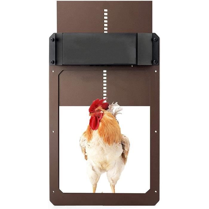 Porte de Poulailler Automatique - Kit Porte Automatique Poulailler - Automatic Chicken Coop Door - Light Sensing