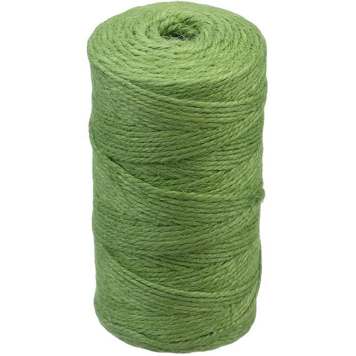 QWORK® 16 Couleurs Corde De Ficelle Naturelle Pour La Fabrication De Bracelets/Porte-Clés Et La Décoration (1 Mm, 80 Yards Au Total