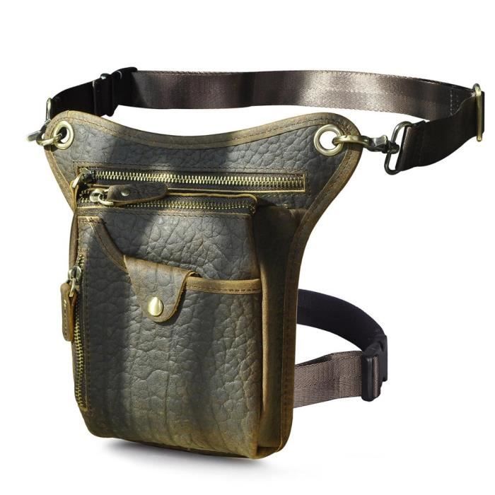 Sac banane XXL - Sac bandoulière en cuir synthétique - Unisexe