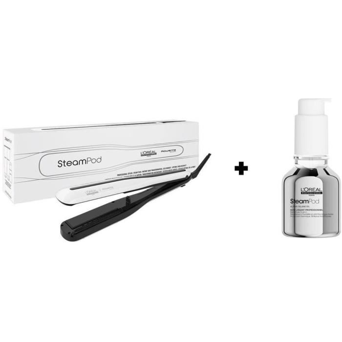 Steampod 3.0 - Lisseur Vapeur Professionnel 2-en-1 - L'Oréal Professionnel Paris + Soin Lissant Pro 