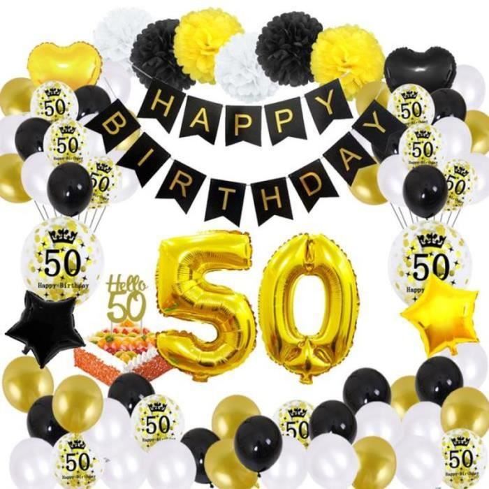 Lot De 50 Ballons Halloween En Latex | 5 Couleurs, Décorations Fête, Anniversaire