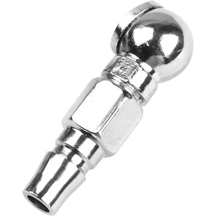 Mandrin De Gonflage Droit Avec Buse Métallique – Compatible Valves Européennes Et Japonaises, Manomètre Inclus – Pour Voiture, Moto, Vélo