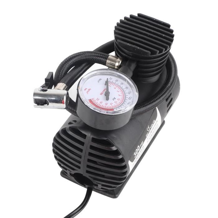 Pompe à Air 12V Regatta - Gonfleur électrique Pour Matelas, Piscines, Jouets - 3 Adaptateurs Inclus - Noir