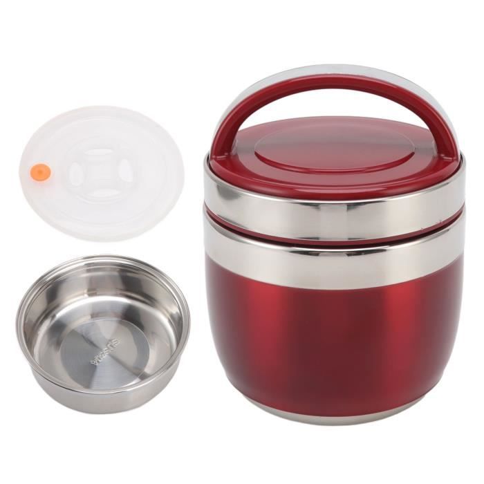 Lunch Box Inox 2200ml OCPO Kitchen - Bento 3 Compartiments Anti-fuite