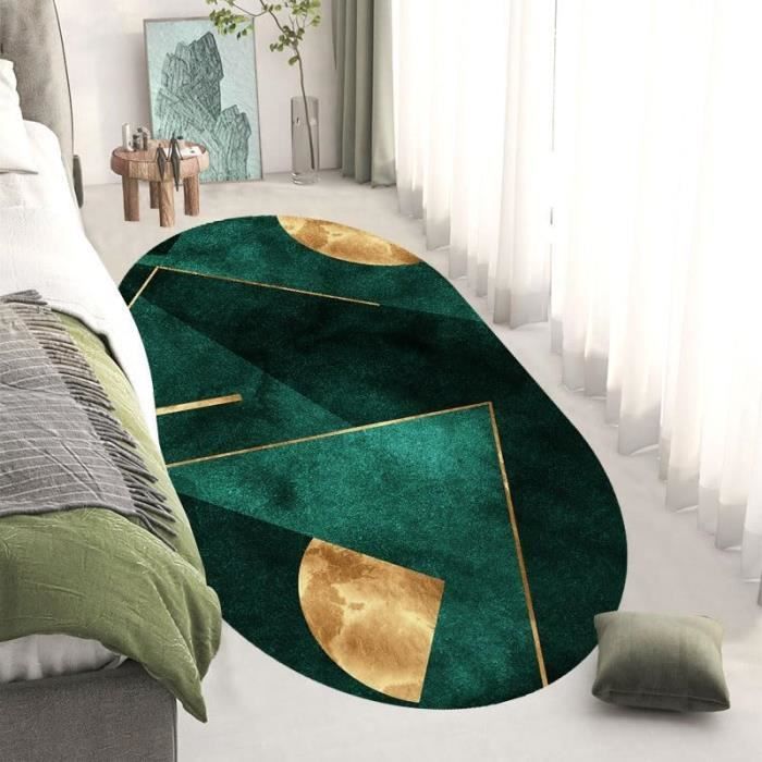 Tapis Gitans Lavables 4 Pièces Design Ovale - Neuf Avec étiquettes