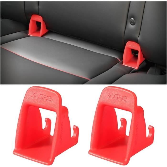 Adaptateurs Isofix Universels Yuqilin - Lot De 8 (4 Noir, 4 Rouge) - Pour Sièges Auto Enfant