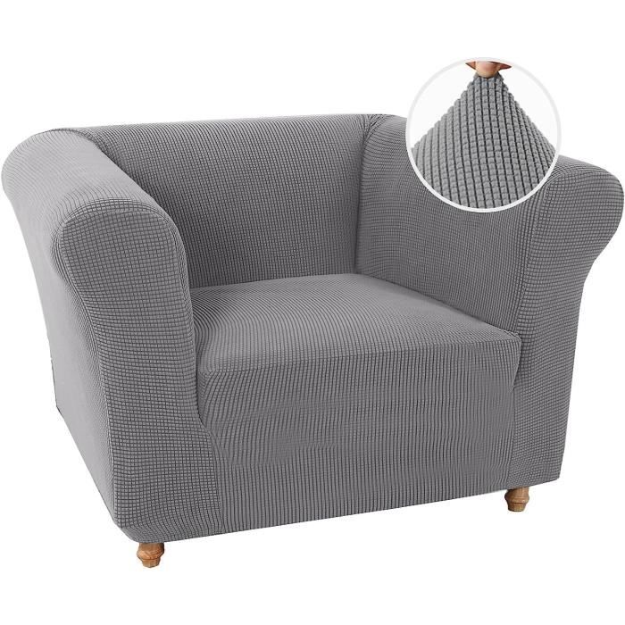 Housse De Canapé Chesterfield Extensible En Jacquard - Tailles 1, 2, 3 Places - Antidérapante, Lavable