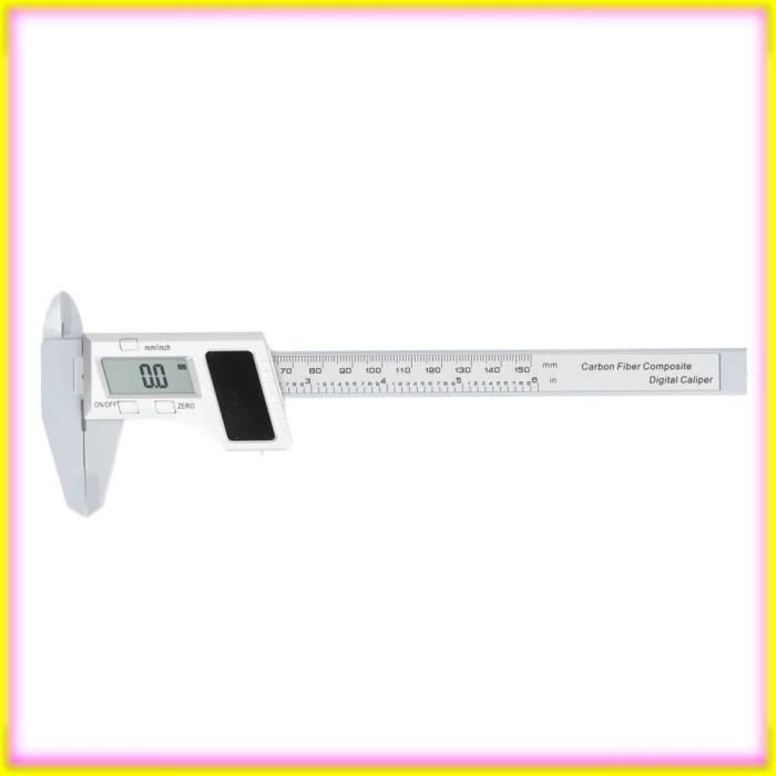 Pied à Coulisse Plastique Double échelle - 2 Pièces 0-80mm - Métrique Et Impérial - Pour étudiants