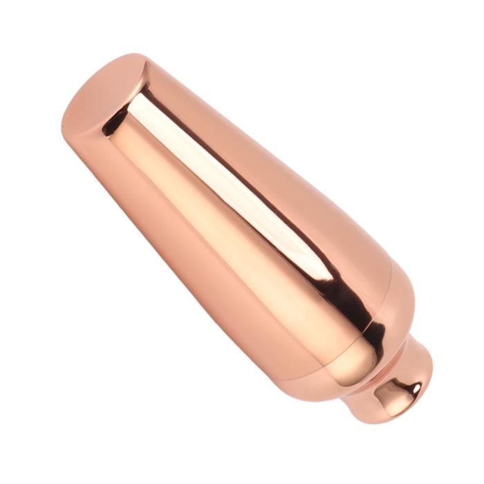 Shaker à Cocktail En Forme D'ananas En Acier Inoxydable, Lisse Polie 500 Ml Pour La Maison, Bar, Argent, Jardinage, Et Restaurants (GOLD