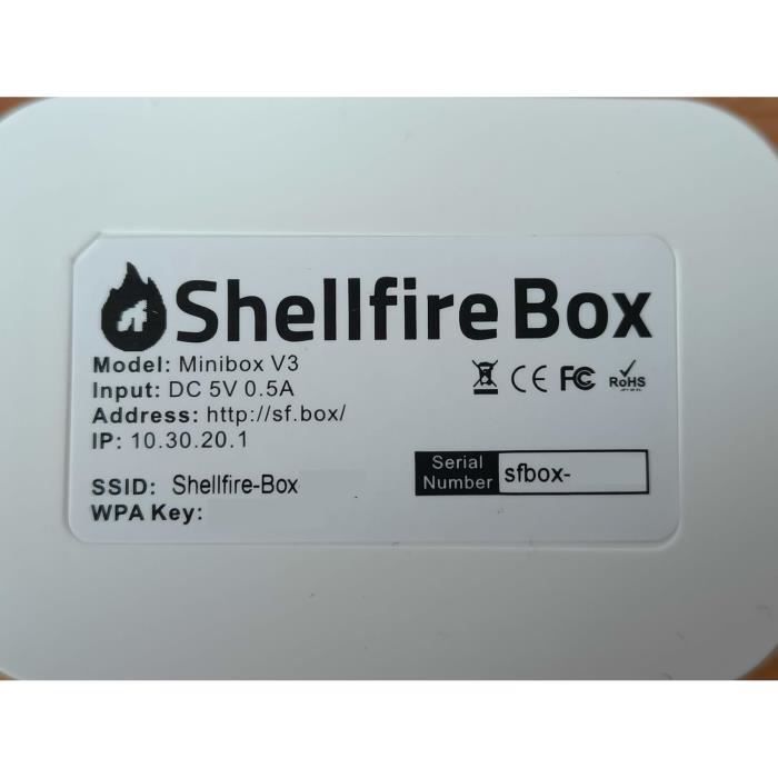 Shellfire Box Routeur VPN + 1 an Service VPN Premium Plus - Cdiscount ...