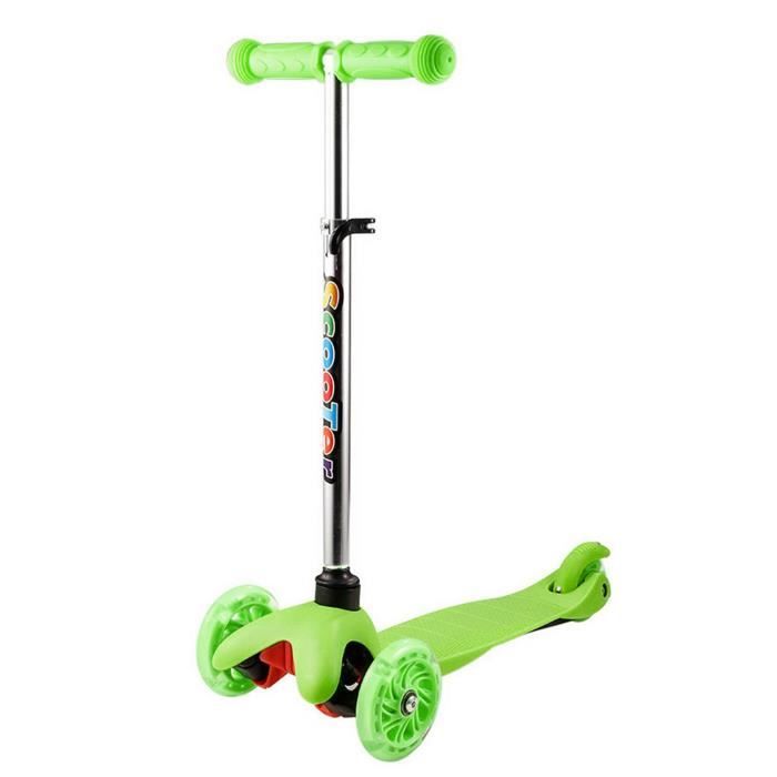Lot De 2 Roues LED 100 Mm Pour Trottinette Stunt – ABEC-7, Alliage Alu, Lumière Par Mouvement
