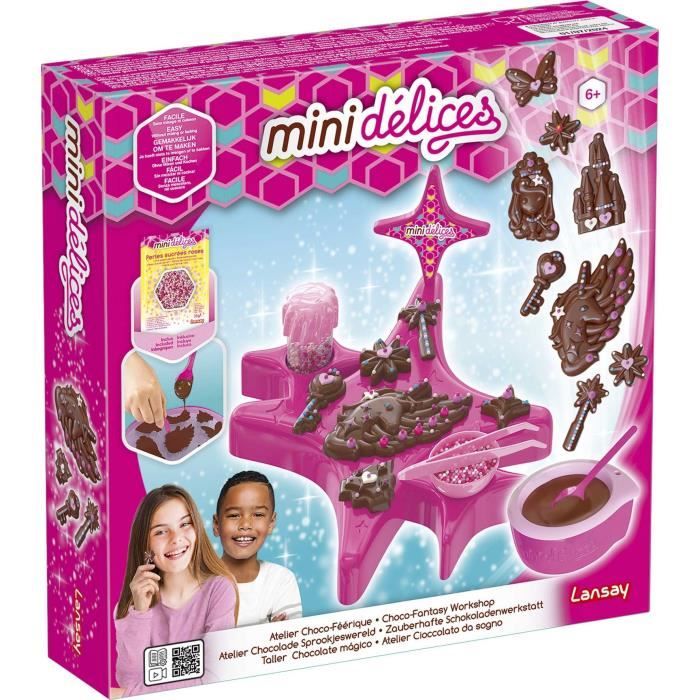 Produktbild von MINI DÉLICES Schokoladen-Werkstatt – 10-in-1 Kochset Für Kinder Ab 6, Ohne Backen – Inkl. Zubehör