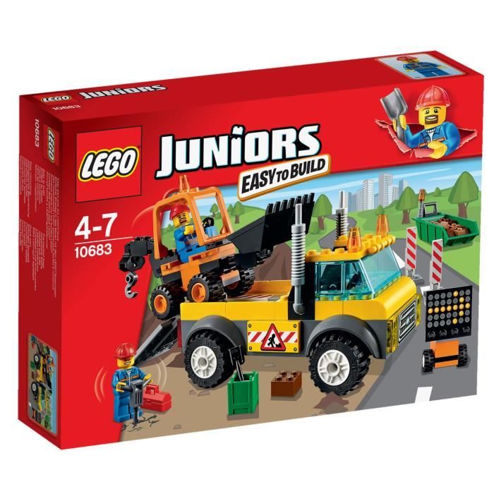 LEGO® Juniors 10683 Le Camion de Chantier - 132 pièces Reconditionné - Lego reconditionné disponible sur Cdiscount Seconde Vie