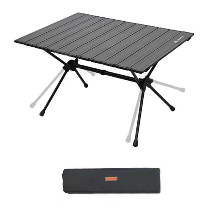 Table de Camping Pliante pour Pique-Nique avec Rangement, Table